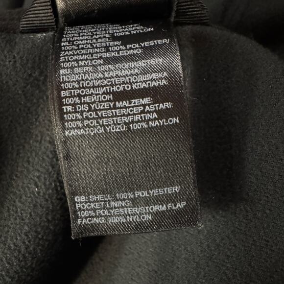 The North Face Womens Small Jacket Full-Zip Pockets Mock Neck Cinch Waist Black - Picture 15 of 16